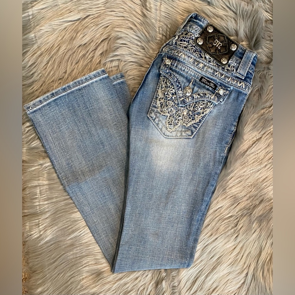 Embellished Blue Jeans